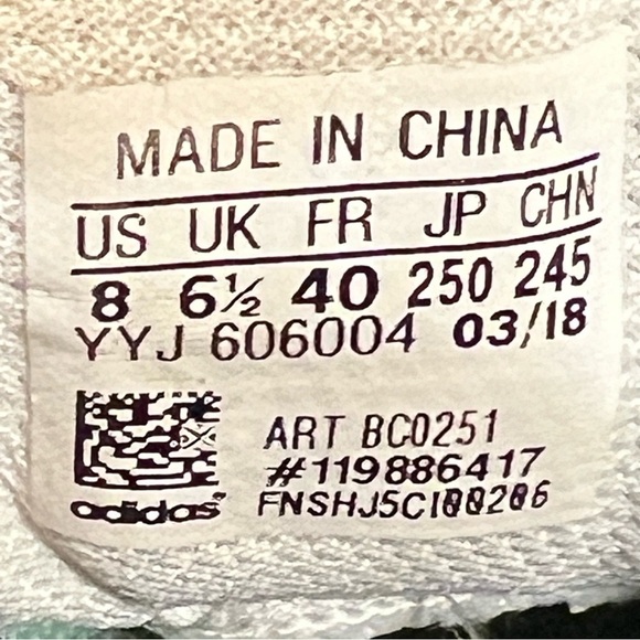 Womens ADIDAS x PARLEY UltraBoost 4.0 Blue Spirit Sneakers / Size 8 - Picture 8 of 9